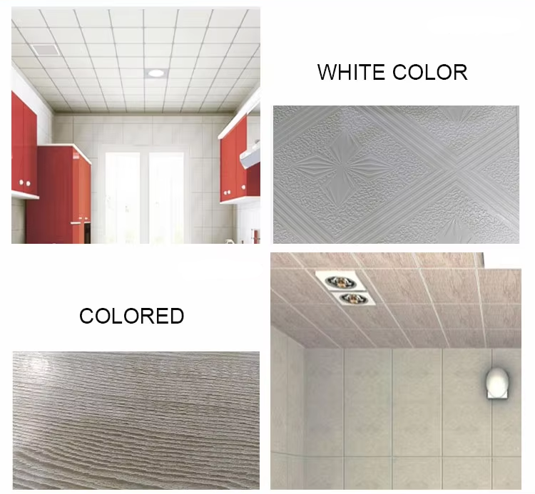 PVC Gypsum Ceiling Tile Texture