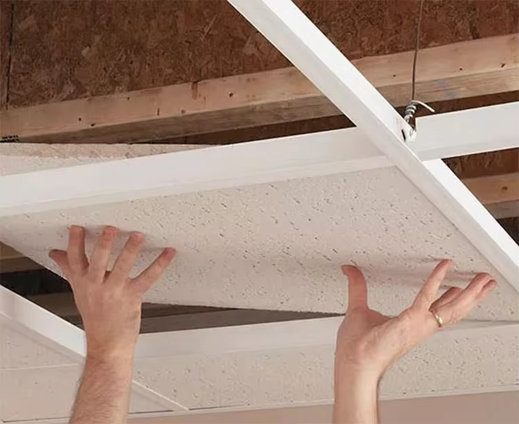 PVC Gypsum Ceiling Tile View 1