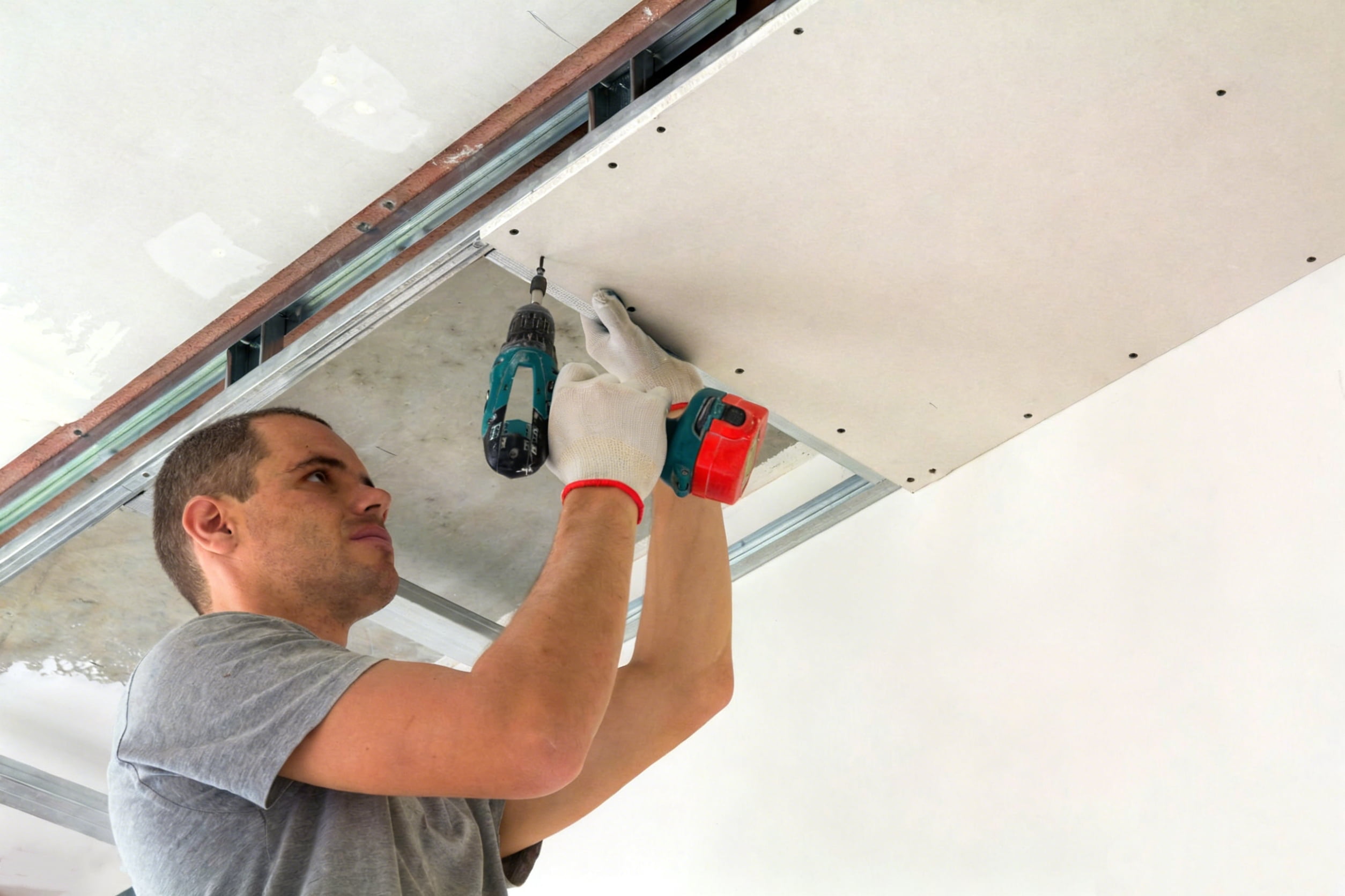 Gypsum Board Ceiling Installation