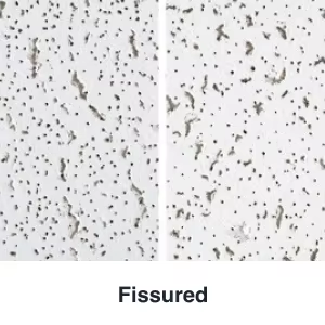 Fissured panel design